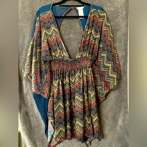 Jessica Simpson swim cover up